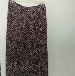 Full length floral skirt